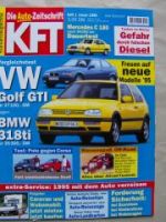KFT 1/1995 VW Golf III GTI vs. 318ti E36/5,Dauertest W202 C180
