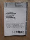 Honda 08A06-386-600 Handbuch CD-Player und RDS Tuner
