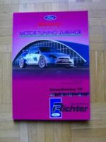 Ford Richter Motorsport Motor-Tuning Zubehör 1999 Katalog