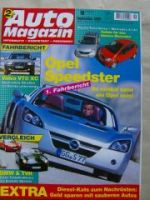 Auto Magazin 9/2000 Opel Speedster, Volvo V70 XC, Z8 vs. TVR