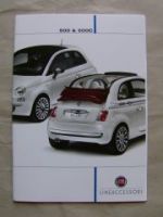 Fiat 500 & 500C Lineaccessori Zubehör September 2010 NEU