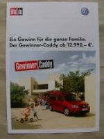 VW Caddy Gewinner Sondermodell Februar 2009 NEU