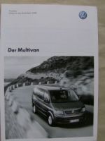 VW T5 Multivan +Startline +PanAmericana+Highline Mai 2008