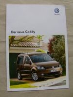 VW Caddy Vorabprospekt Juli 2010 Neues Modell