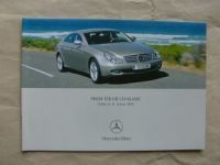 Mercedes Benz Preisliste CLS-Klasse BR219 31.Januar 2005