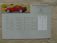 Mercedes Benz Preisliste SLK-Klasse R170 SLK32 AMG Februar 2003