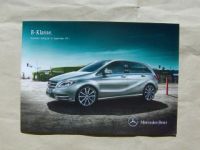 Mercedes Benz Preisliste B-Klasse BR246 15.September 2011