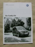 VW Caddy Life November 2008 NEU