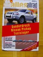 Auto Bild alles allrad 5/2002 Nissan PickUp gegen...