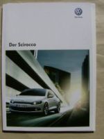VW Scirocco +BlueMotion +R-Line Prospekt Oktober 2010 NEU