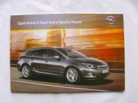 Opel Astra & Sportstourer Prospekt Oktober 2010 NEU