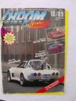 Chrom & Flammen 10/1989 Opel GT, Mini Limp Imp,Corvette, Excalib