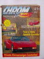 Chrom & Flammen 4/1991 Test a Vette, Lamborghini Countach Replic