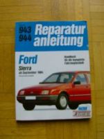 Ford Sierra 4-Zylinder ab 9/1984 Reparatur Anleitung Bucheli