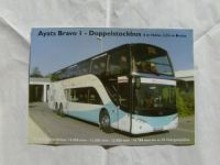 Ayats Bravo I Doppelstockbus Steinborn Omnibus Prospektblatt