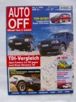 AUTO OFF 3/1996 Lada Niva 1.7i, Opel Frontera 2.8TDI vs. Land Ro