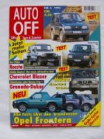 Auto Off 4/1995 Opel Frontera, Range Rover TD, Asia Motors Rocst