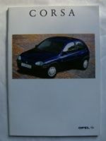 Opel Corsa B +CDX +Sport +City + GSi Juli 1995 +Preisliste