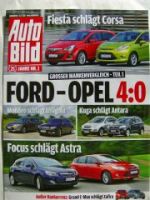 Auto Bild 38/2011 Ford vs. Opel 4:0 Mondeo Insignia Kuga Antara