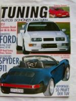 Tuning 1/1990 BMW M3 E30 Cecotto Dauertest,Matthes E34 12-Zylind