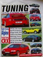 Tuning 5/1990 Suhe Ford Capri,Opel GT Speedster,Alfa Romeo 164