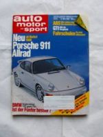 ams 6/1988 Porsche 911 Allrad, VG: BMW 535i E34 vs. 735i E32