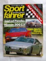 Sportfahrer 6/1984 Nissan 300ZX, Mercedes 190E 2.3-16 W201