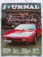 BMW Journal 2/1979 M1 E26,Design Claus Luthe