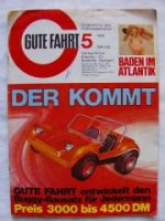 Gute Fahrt 5/1969 Buggy-Bausatz GuteFahrt Floh,Rallye VW 411
