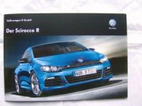 VW Scirocco R Oktober 2011 +Preisliste NEU