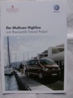 VW T5 Multivan Highline +Romantik Travel Paket Oktober 2011