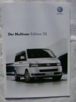 VW T5 Multivan Edition 25 Sonderprospekt November 2011