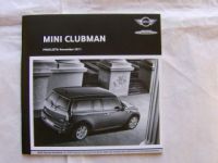 BMW Mini Clubman One Cooper +S +D +SD +JCW November 2011