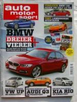 ams 23/2011 BMW 3er F30,VW up!,Kia Rio,Lamborghini Aventador