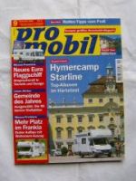 pro mobil 9/2000 Hymercamp Starline Härtetest,Rapido,Laika,Eura