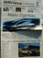 BMW Group Zeitung 7+8/2010 Jeff Koon M3 E92,X3 F25