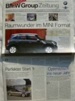 BMW Group Zeitung 1+2/2010 Mini Countryman R60,Concept Active E