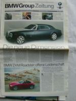 BMW Group Zeitung 3/2006 Rols Royce 101EX,Z4 Roadster E85