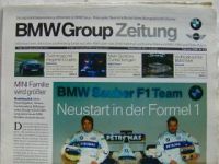 BMW Group Zeitung 1+2/2006 Z4 +M Coupè E86,Sauber F1 Team