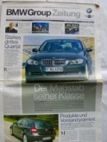 BMW Group Zeitung 11/2004 3er Reihe E90,Mini Cooper S JCW