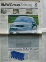 BMW Group Zeitung 7+8/2004 1er E87,M5 E60,24 Stunden Rennen M3 G