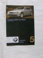 BMW Preisliste 5er Reihe Limousine Touring E39 SCHWEIZ