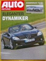 Auto Zeitung 15/2005 Mercedes Benz SLK280 gegen BMW Z4 3.0i E85