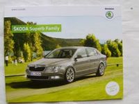 Skoda Superb Family Prospekt +Preisliste Dezember 2011 NEU