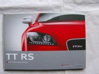 Audi TT RS Coupè/Roadster Buch Oktober 2011 NEU
