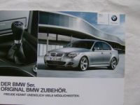 BMW 5er Limousine Touring E60 E61 Zubehör 2011 NEU