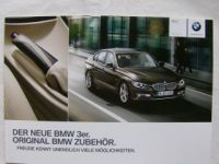 BMW 3er F30 Original Zubehör Katalog Dezember 2011 NEU