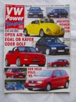 VW Power Magazin 2/1995 projektzwo Golf III Cabrio,SGI Corrado