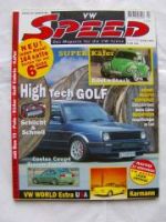 VW Speed 7/1999 Vopo 914,Karamann Typ 3, VW Golf 1 Cabrio,T3