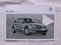 VW Golf VI move Januar 2012 Prospekt NEU